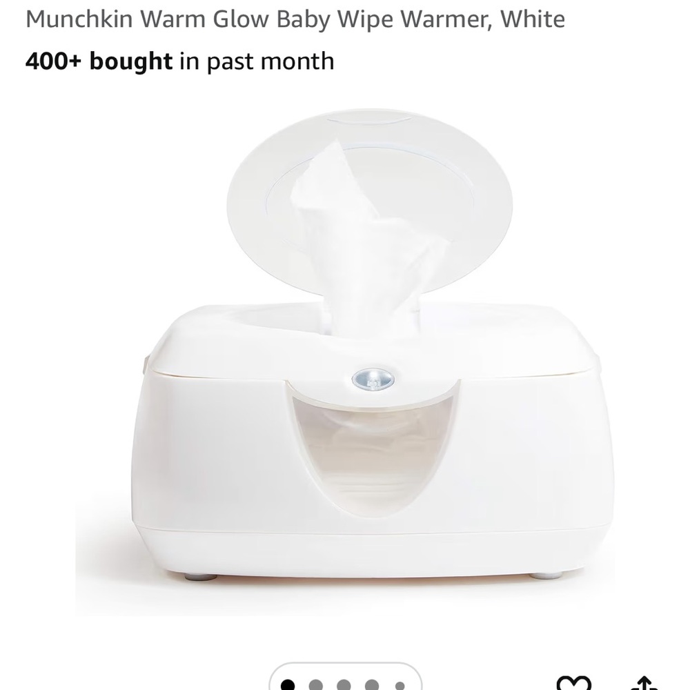 Munchkin White Warm Glow Wipe Warmer